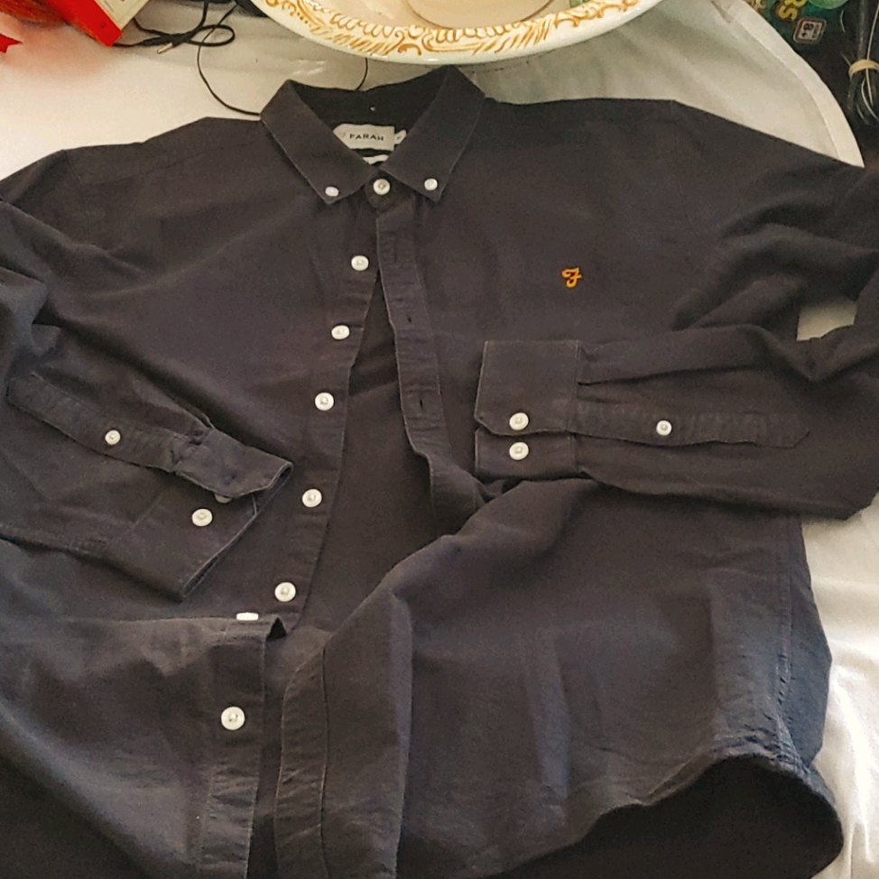 Nice Button Up Shirt Mother Of Pearl Button